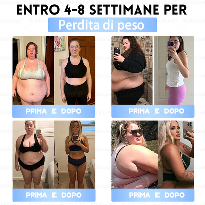 IT Clinicamente testato · Cerotto a microaghi nano BuildLeaf® Slim & Firm con Moringa, Omega-3, Peptidi di Collagene, NAD e NMN per obesità, salute cardiovascolare, diabete, apnea notturna, articolazioni, pelle e anti-età.